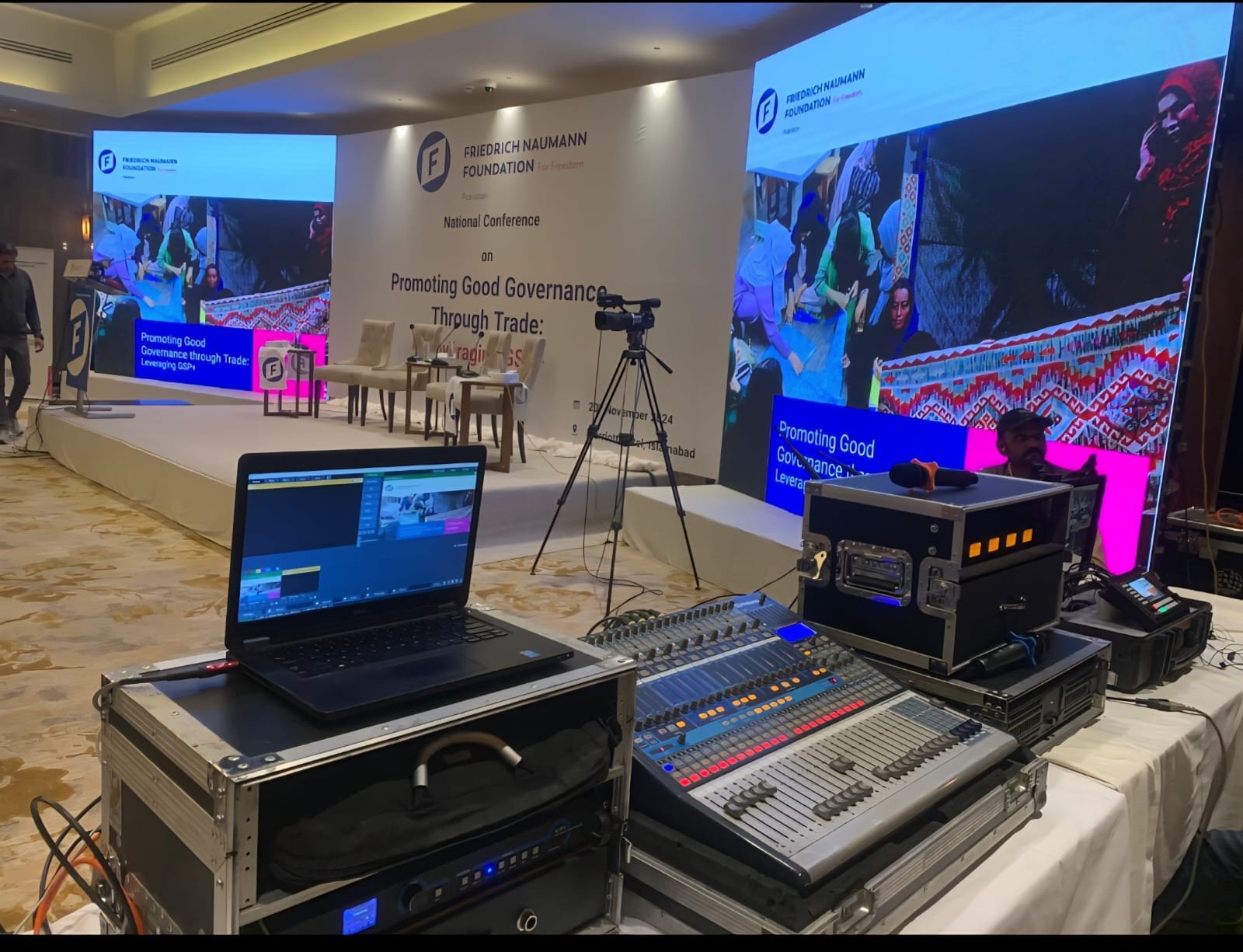 SMD screens at Serena Hotel Islamabad